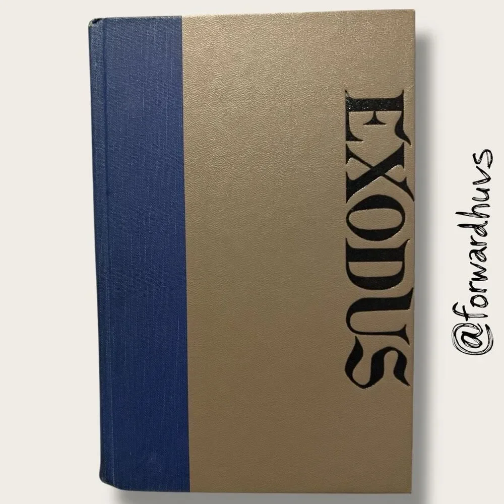 Exodus – Leon Uris – Hardcover 1958 – First Edition – Historical Novel of Israel
